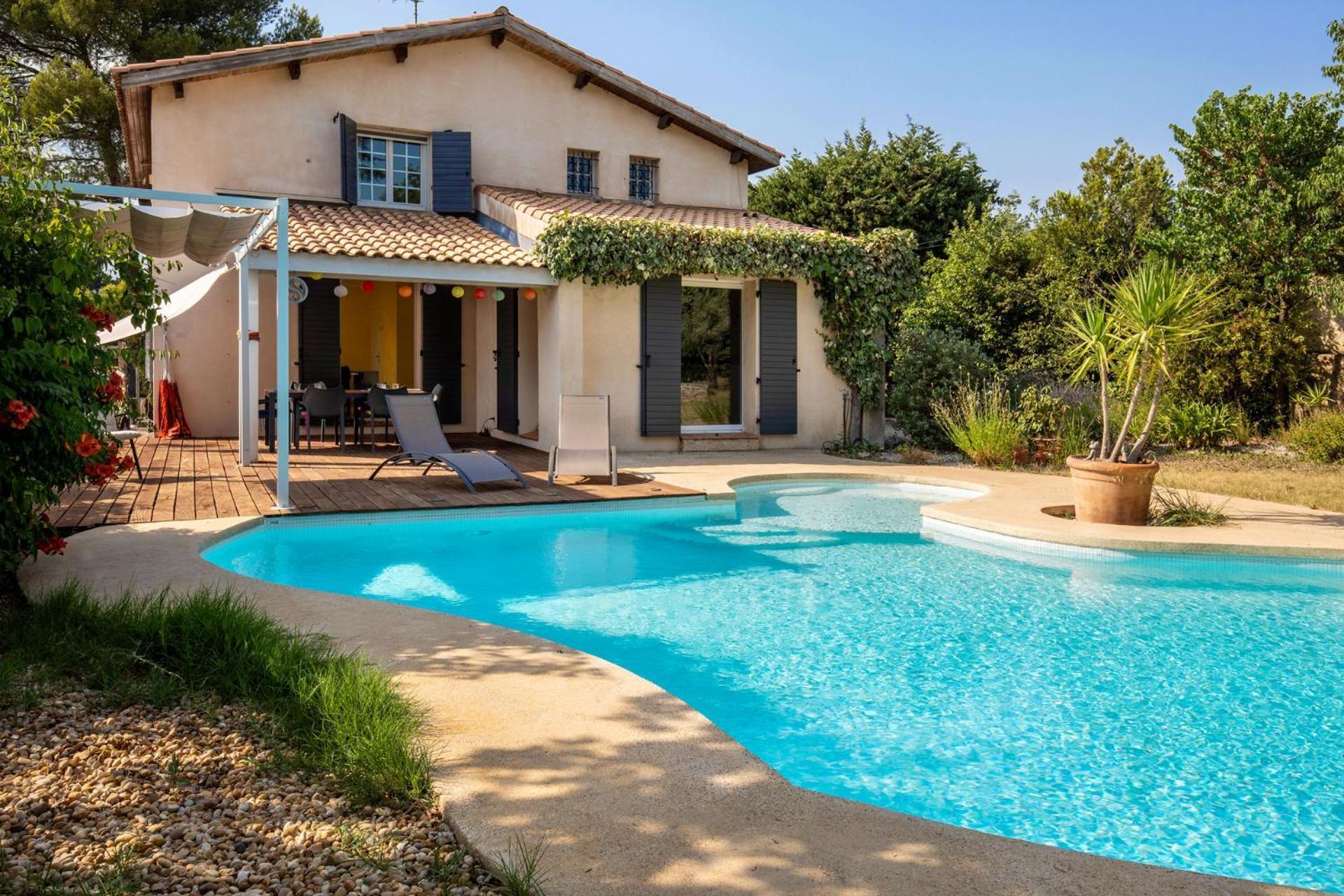 Villa Lumineuse Avec Piscine Chambres Ou Villa Saint-Georges-dʼOrques Kültér fotó
